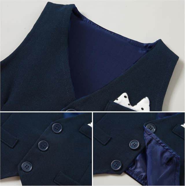 Thumbnail 4 de Amissz Baby Junge Anzug Taufe 0-18M