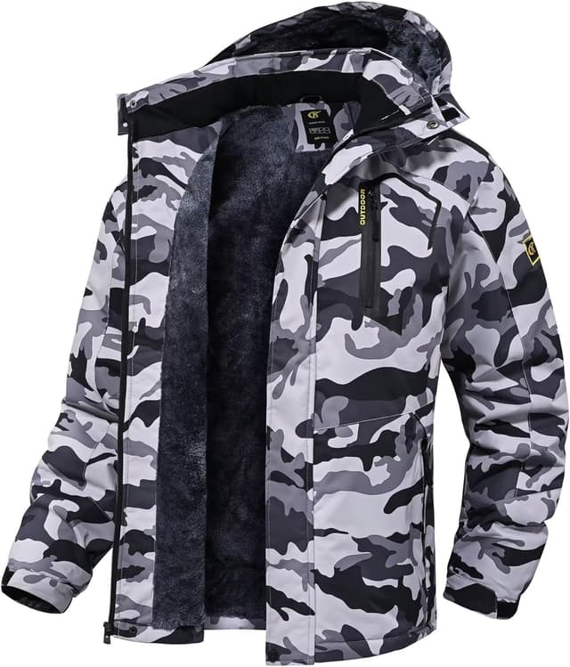Imagen de QPNGRP Mens Waterproof Ski Jacket en OfertitasTOP