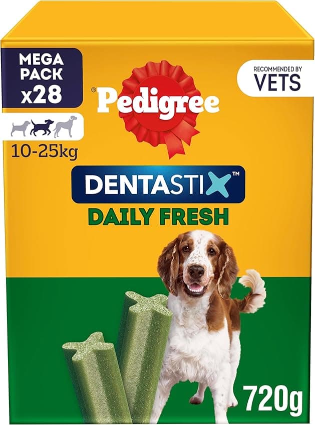 Imagen de Pedigree Dentastix Fresh Snack higiénico para perros pequeños 28 ud en OfertitasTOP
