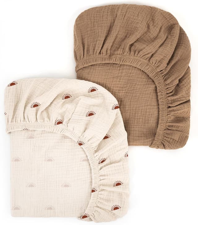 Imagen de Peepeemax Musselin 80x40 cm Spannbettlaken en OfertitasTOP