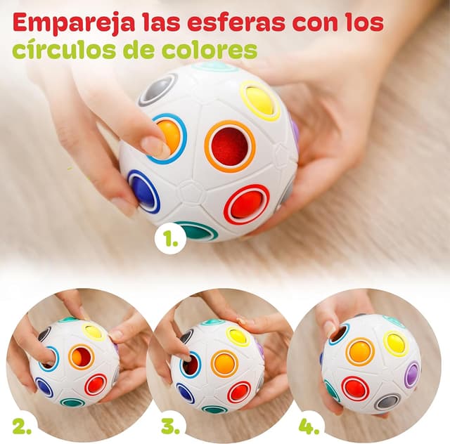 Detalle de CUBIDI Bola Grande con Pelotas 🏀 Juego de Habilidad para Niños