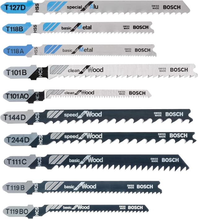 Thumbnail 1 de Bosch 2607011170 Lame de scie sauteuse 10 pièces