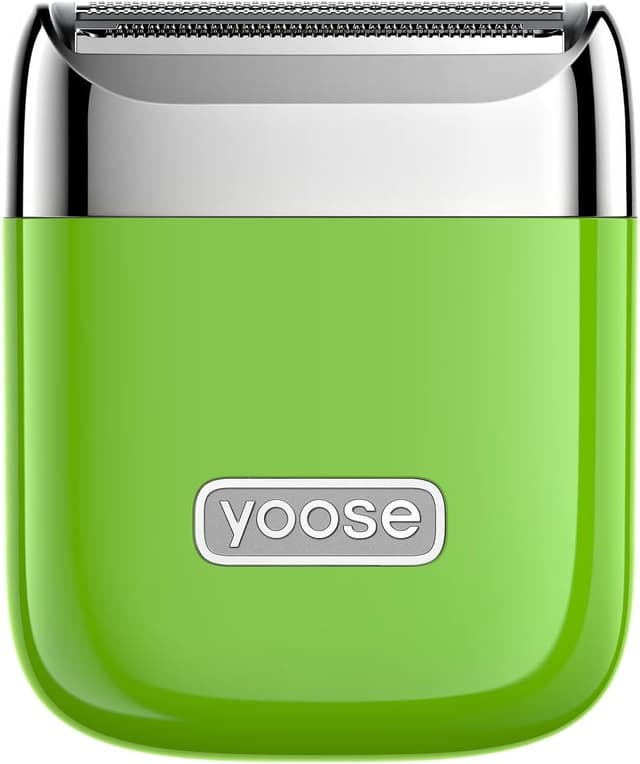 Detalle de yoose Lady Shaver IPX7 Alloy Body Electric Razors for Women (USB‑C, 3.6mm guide comb, Cyber Green)