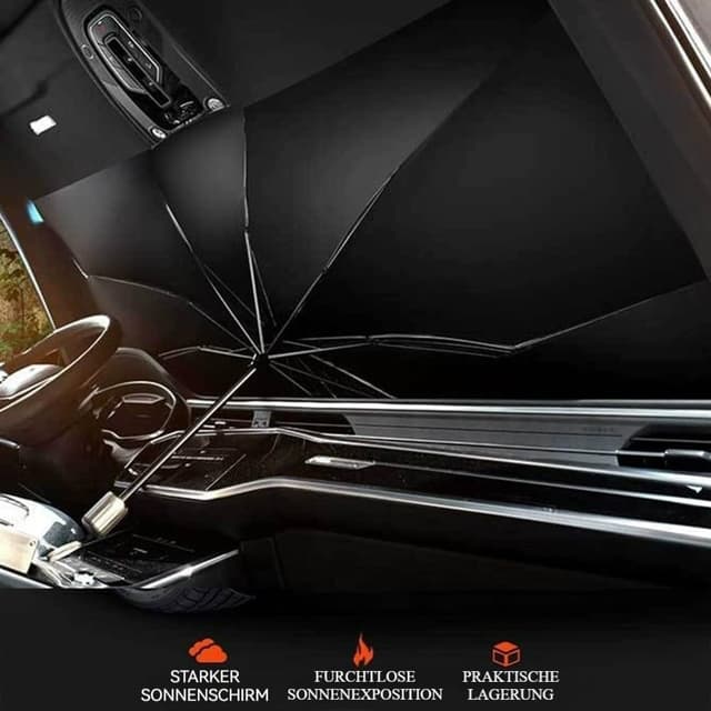 Detalle 2 de Zuquik Auto-Sonnenschirm für Frontscheibe 145 x 79 cm