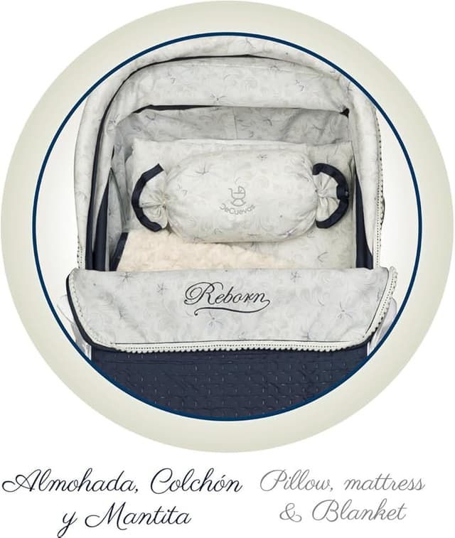 Thumbnail 4 de De cuevas Toys Coche Reborn Plegable Provenza 40×90×90 cm 🚗