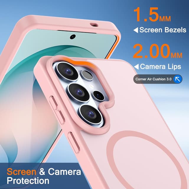 Detalle de Czyoa coque magnétique TPU avec verre trempé pour Samsung Galaxy S26 Ultra 5G (2 pièces) + protections caméras