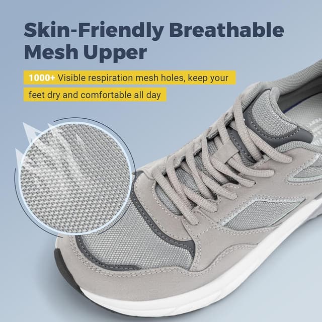 Detalle 1 de FitVille Baskets running confort respirant