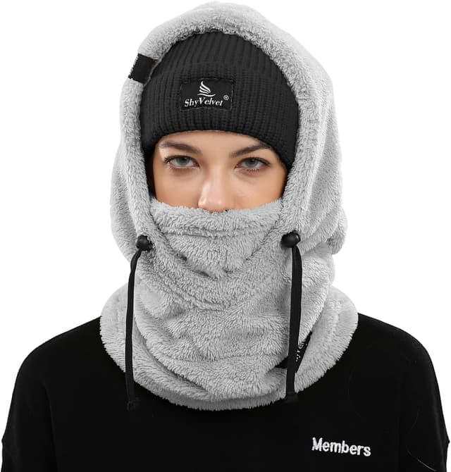 Thumbnail 4 de Shy Velvet Balaclava Wind-Resistant Fleece Mask