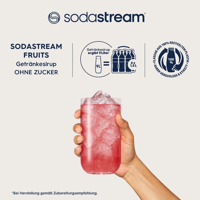 Thumbnail 2 de SodaStream Sirup Rote Beeren 3×440 ml 🍹