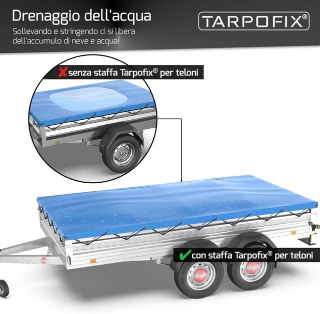 Detalle 2 de Tarpofix staffa rimorchio per teloni 100-145 cm