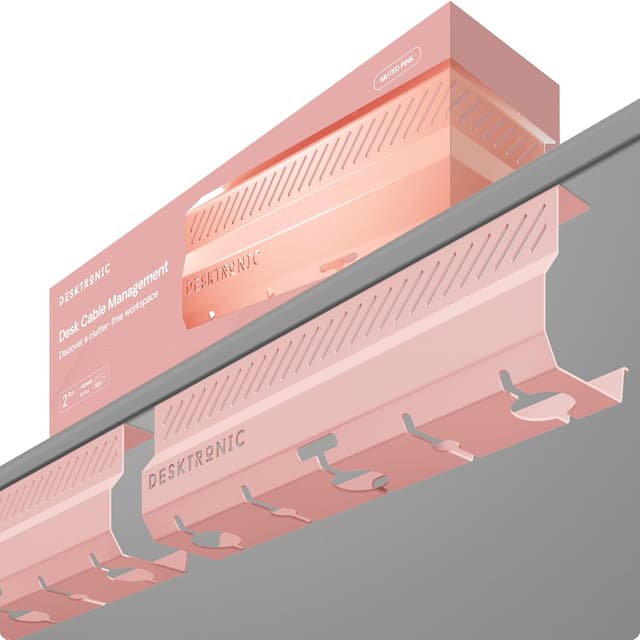 Detalle de Desktronic Lot 2 canalettes 43x12x10 cm đź–Ą
