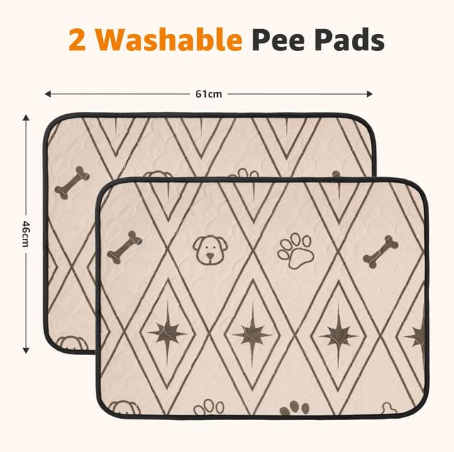 Detalle de Loobani washable puppy pads 46x61cm