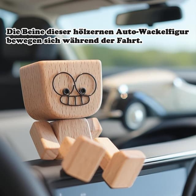 Thumbnail 6 de Wackelfigur Auto Holzfiguren