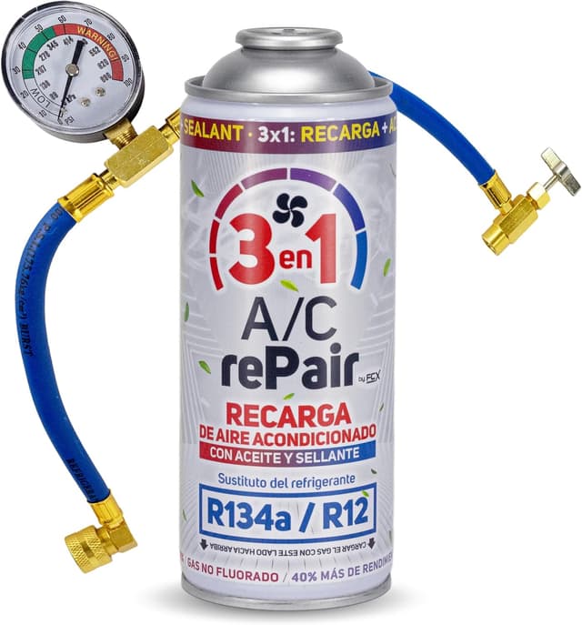 Detalle de FullCarX AC REPAIR 3 en 1 Recarga aire