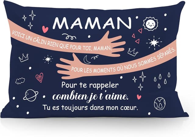 Thumbnail 3 de Taies d'oreiller frère 45x45 cm Voici un câlin