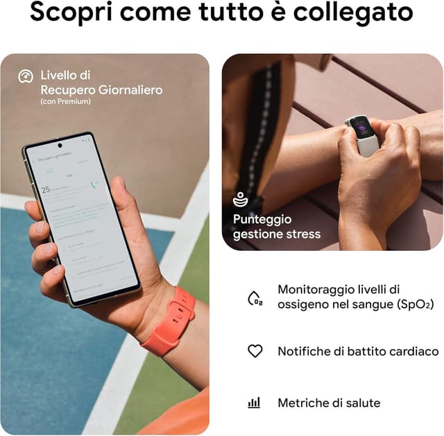 Thumbnail 4 de Fitbit Charge 6 activity tracker 7 giorni