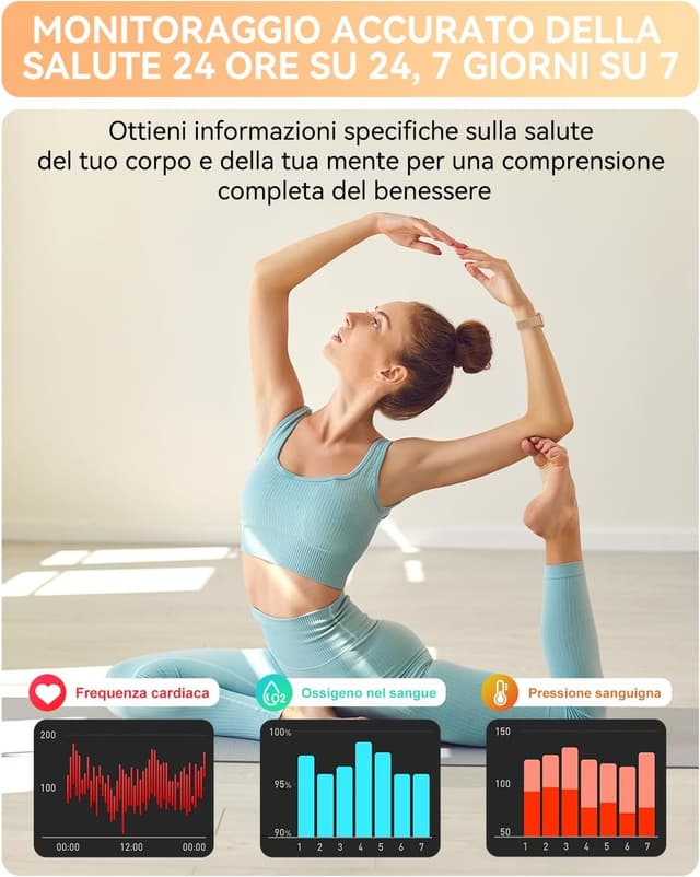 Thumbnail 4 de Smartwatch con chiamate Bluetooth 1,85"