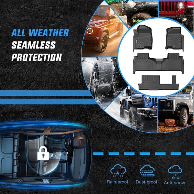 Thumbnail 4 de Nilight TPE Floor Mats for 2021–2026 Tahoe