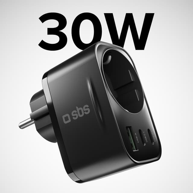 Detalle 2 de SBS Fuente de alimentación multisocket USB C/A Schuko 3500 W