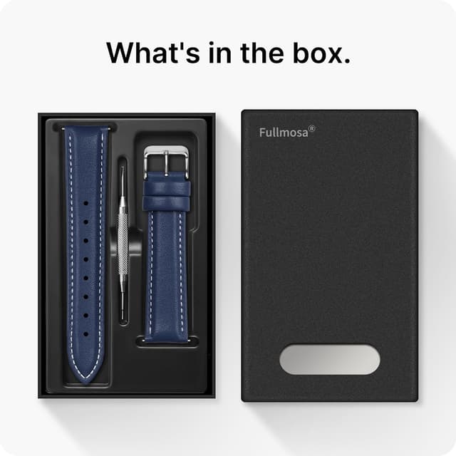 Thumbnail 5 de Fullmosa Cinturino in Pelle 22mm per Orologio