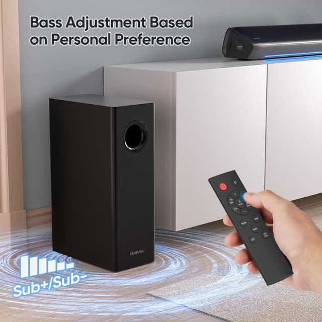 Detalle 2 de Saiyin 17-inch 2.1ch Soundbar with Subwoofer