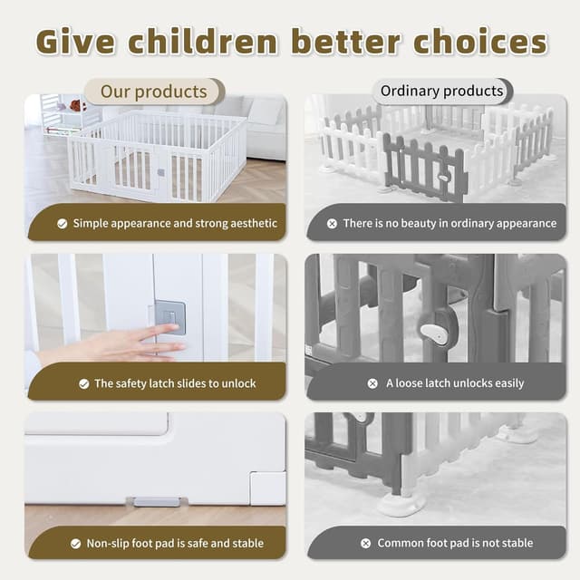 Thumbnail 6 de Gupamiga Laufgitter Baby 150 x 150 cm