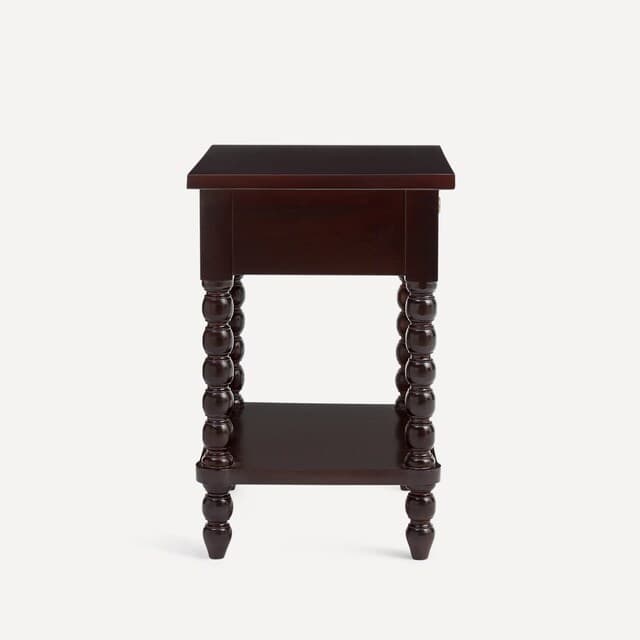 Detalle 1 de El Corte Inglés - Mesita de noche Bianca de madera