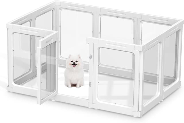 Imagen de Parc acrylique chien 60 cm en OfertitasTOP