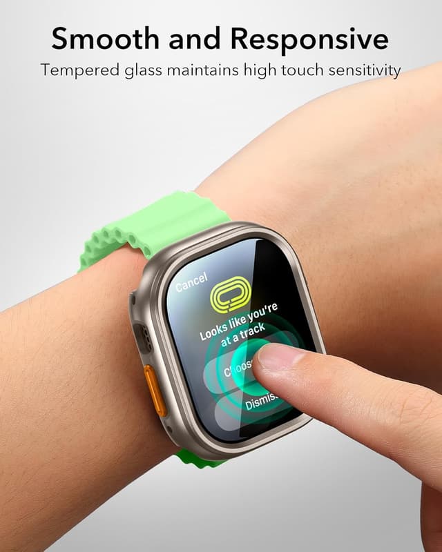 Thumbnail 6 de ESR Hülle für Apple Watch Ultra 3/2/1 (49 mm) mit Displayschutz, Militärschutz & Armorite Glas – Aluminiumlegierung