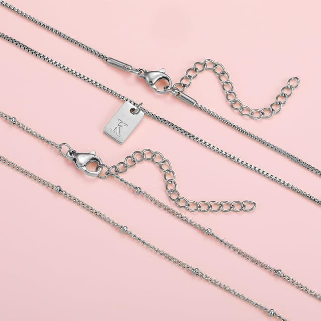 Detalle de AFSTALR Buchstaben-Kette Damen A bis Z