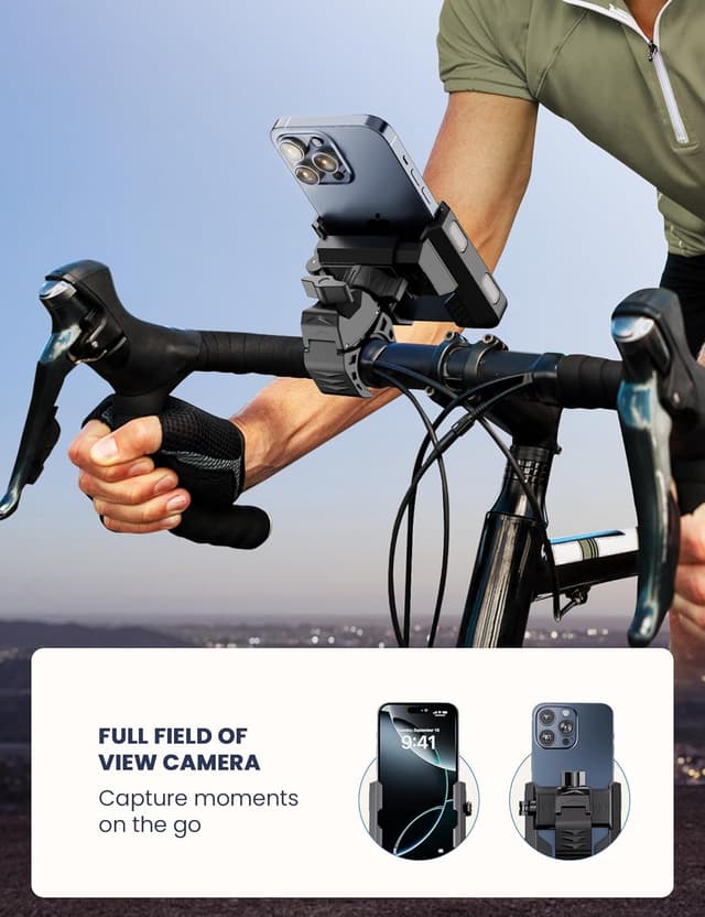 Detalle de GREFAY Bike Phone Holder 360° Quick Release