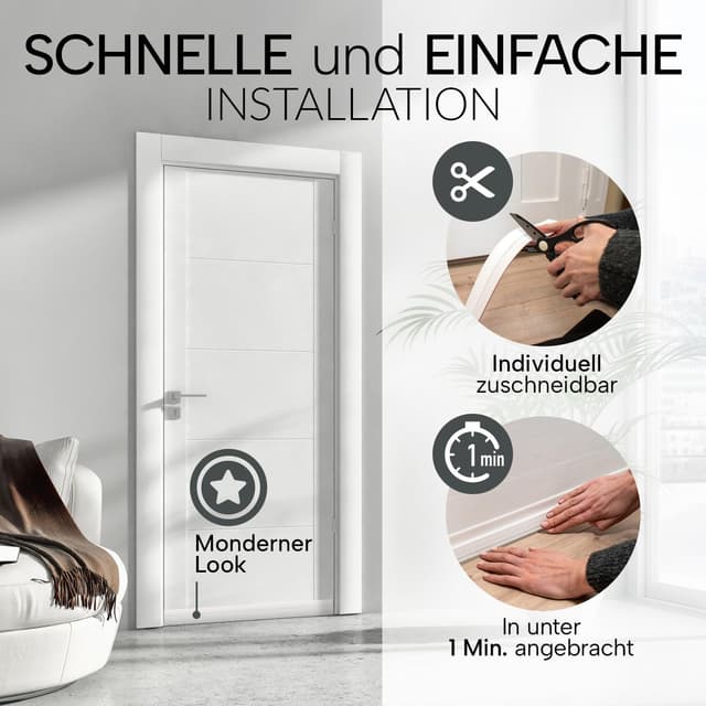 Thumbnail 4 de Vellure Türdichtung selbstklebend 1 Stück 🚪