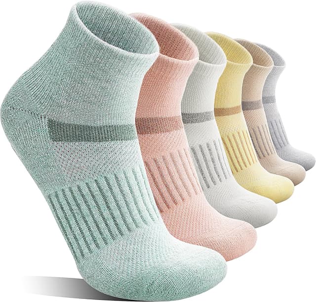 Detalle de MOSEY KOSY 6 Pairs Merino Wool Socks 6-pack