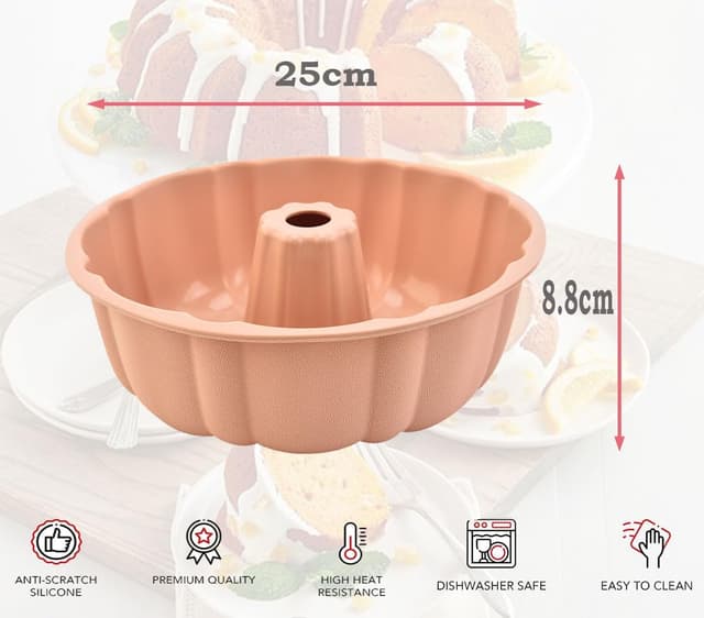 Detalle 2 de LANYOTA Gugelhupf Silikonform Ø 25 cm