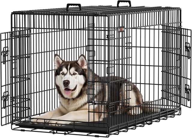 Detalle de Feandrea PPD48H Cage chien XXL 122×74,5×80,5 cm
