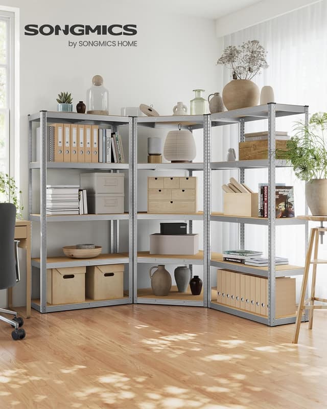 Thumbnail 1 de SONGMICS GLR070E03 Eckregal 5 Ebenen, Schwerlastregal đȘ”