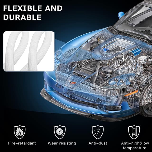 Thumbnail 2 de AGPTEK 2m Kabelschlauch 25–39mm selbstschließend