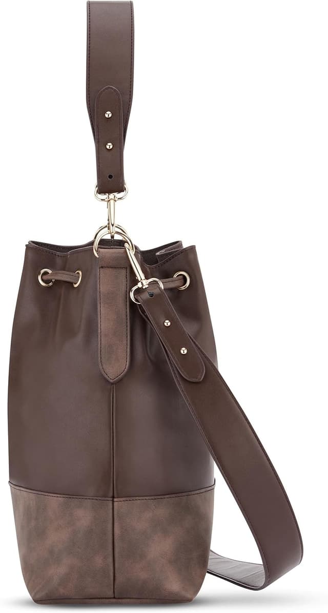 Detalle de Expatrié Sarah Medium, borsa tracolla in pelle sintetica