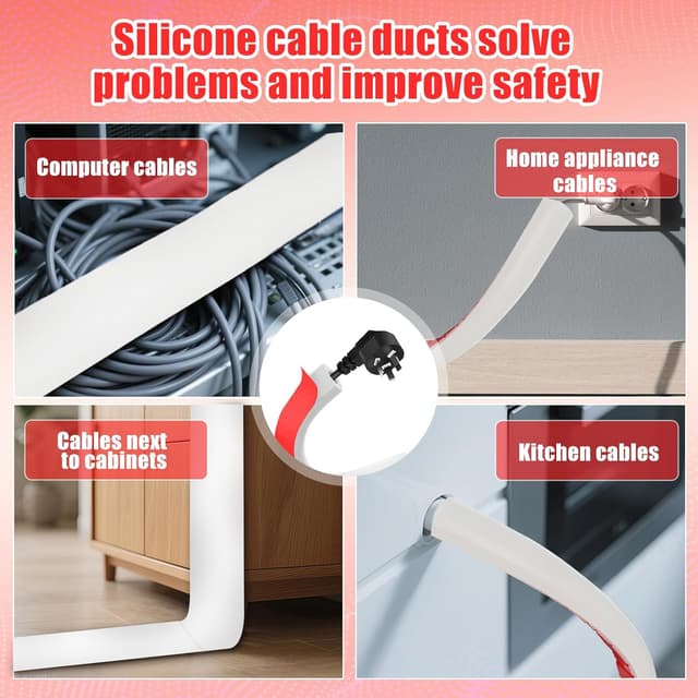 Thumbnail 6 de Canalina passacavi adesiva Ledebouk 4 metri