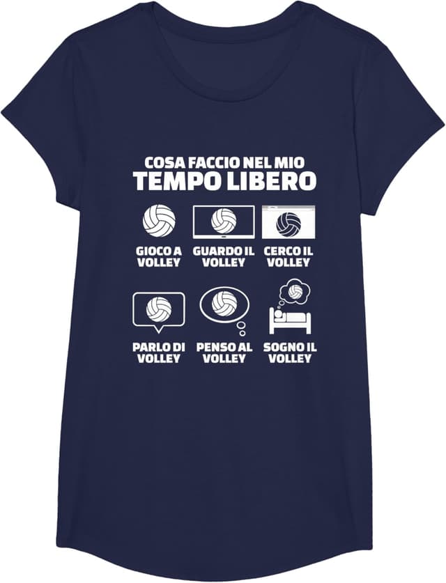 Thumbnail 6 de Maglietta pallavolo divertente Tempo Libero