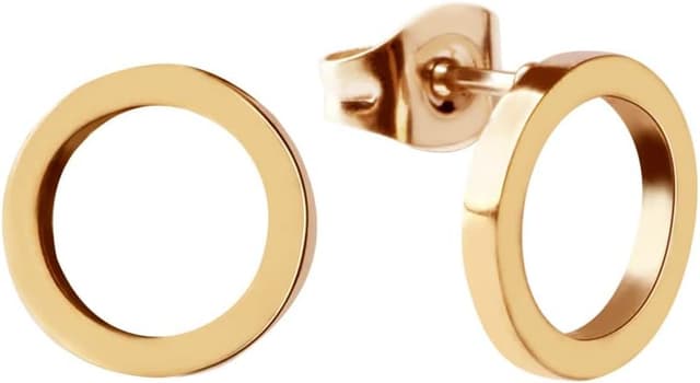 Thumbnail 6 de Orecchini a cerchio oro rosa set 18K