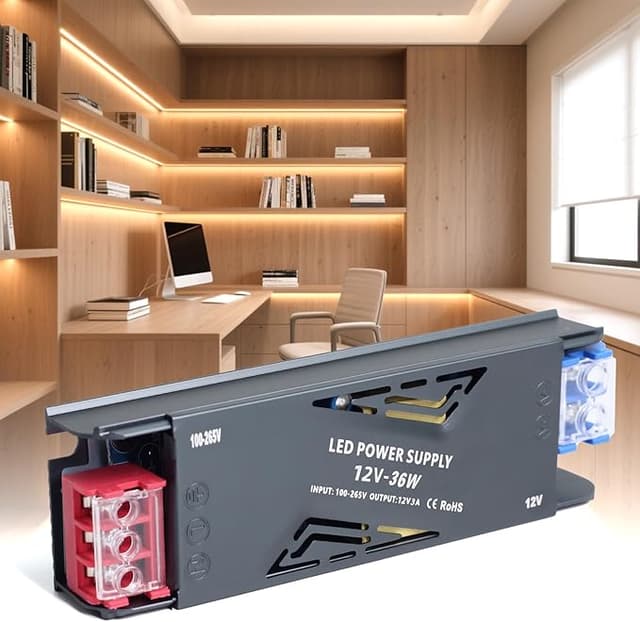 Detalle de SUCIKORIO Transformador LED 12V 36W ⚡ Fuente de Alimentación