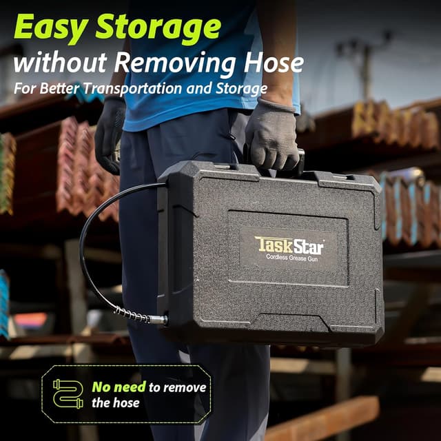 Thumbnail 5 de TaskStar Ingrassatore a Batteria 10000 PSI