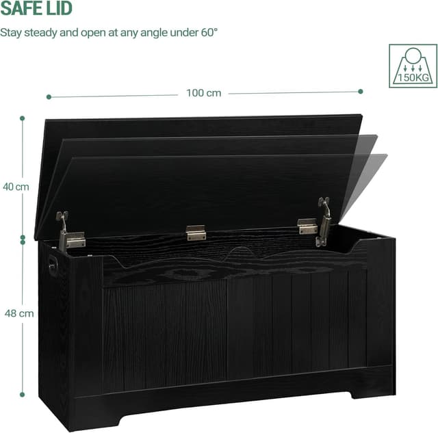 Detalle de Hzuaneri Banc de rangement 100,1 cm