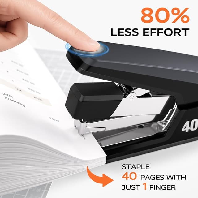 Detalle 2 de Effortless Heavy Duty Desktop Stapler 40‑sheet
