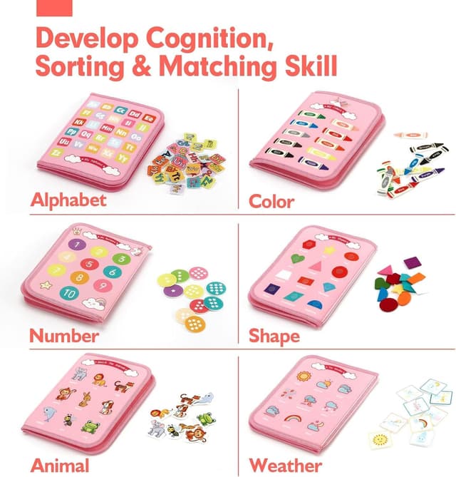 Thumbnail 3 de Hahaland Montessori Busy Board sensory activity toy for 3+ years 🎲