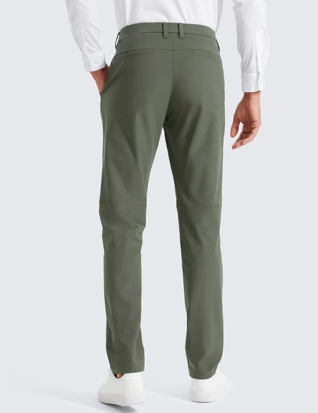 Detalle 2 de Pantalon de golf CRZ YOGA extensible pour homme, coupe ajustée (entrejambe 71/76/81/86 cm)