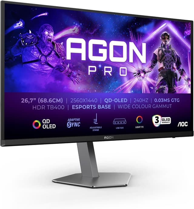 Imagen de AOC AGON Pro AG276QZD2AM Moniteur OLED 27" en OfertitasTOP