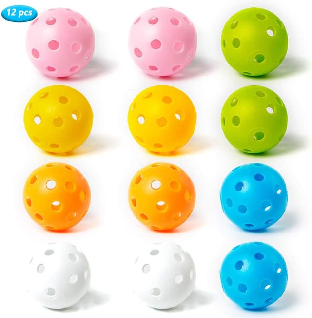 Detalle 2 de THIODOON Air Flow hollow practice balls 12 pack