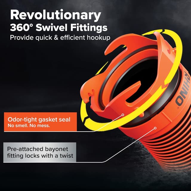 Thumbnail 5 de Camco RhinoEXTREME 20’ Camper RV Sewer Hose